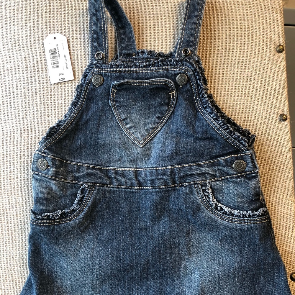 Baby Girl Overall Jean Dress